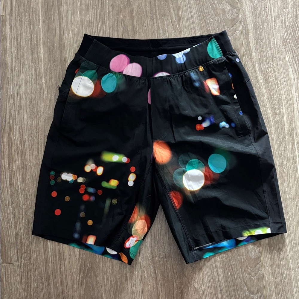 lululemon athletica Black Multicolor Athletic Shorts